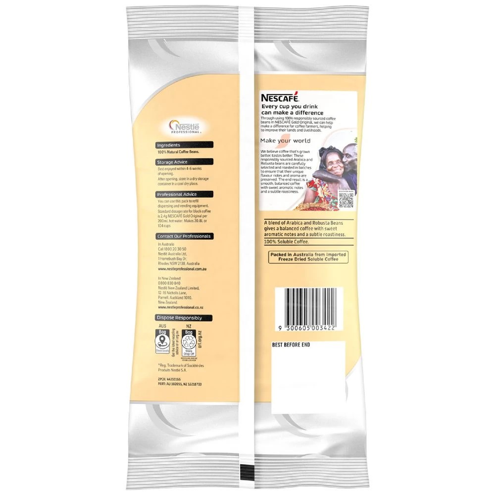 3 Nescafe Gold Original Soft Pack 250g, 3 of 6