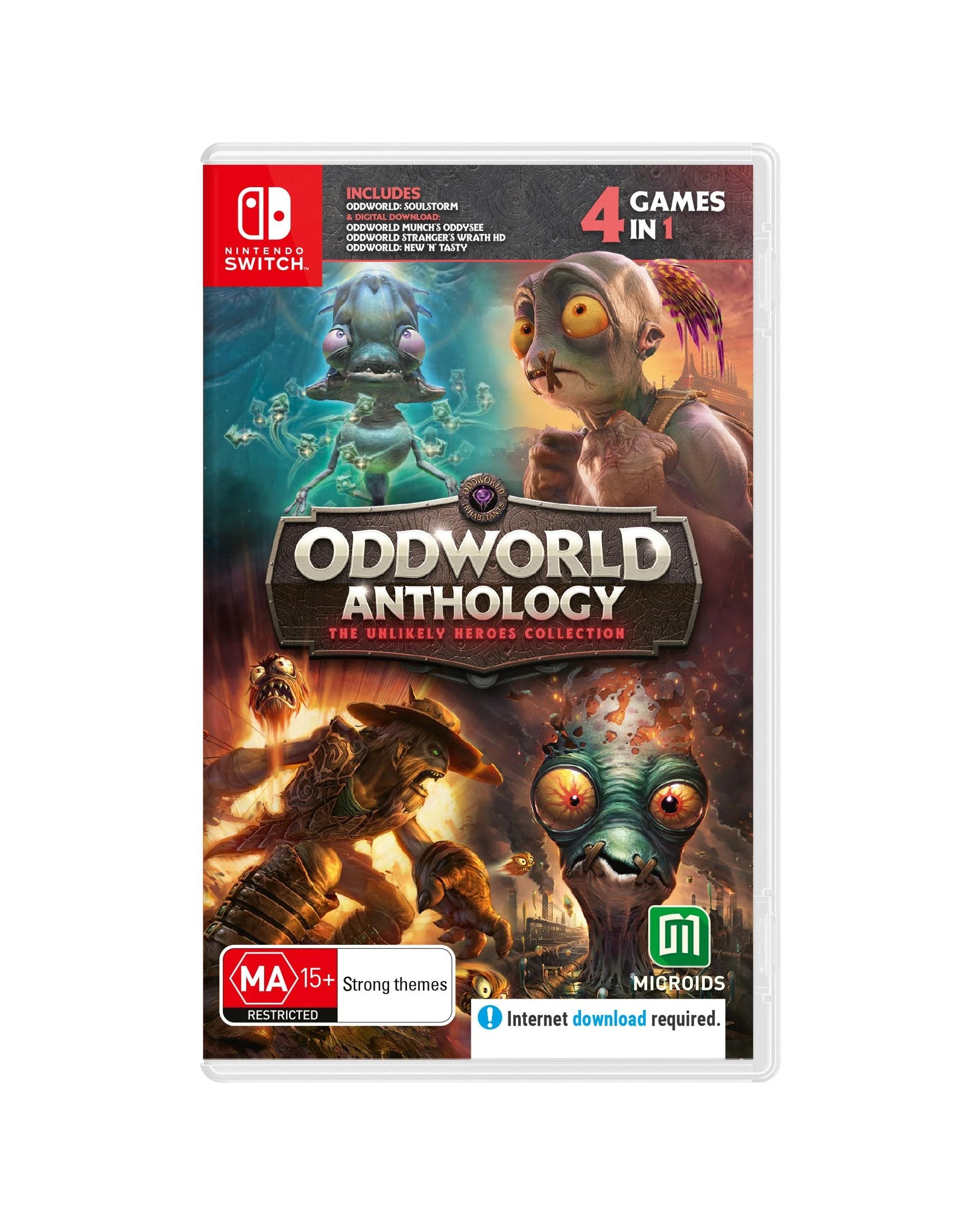 1 Oddworld Anthology: The Unlikely Heroes Collection - Switch, 1 of 9