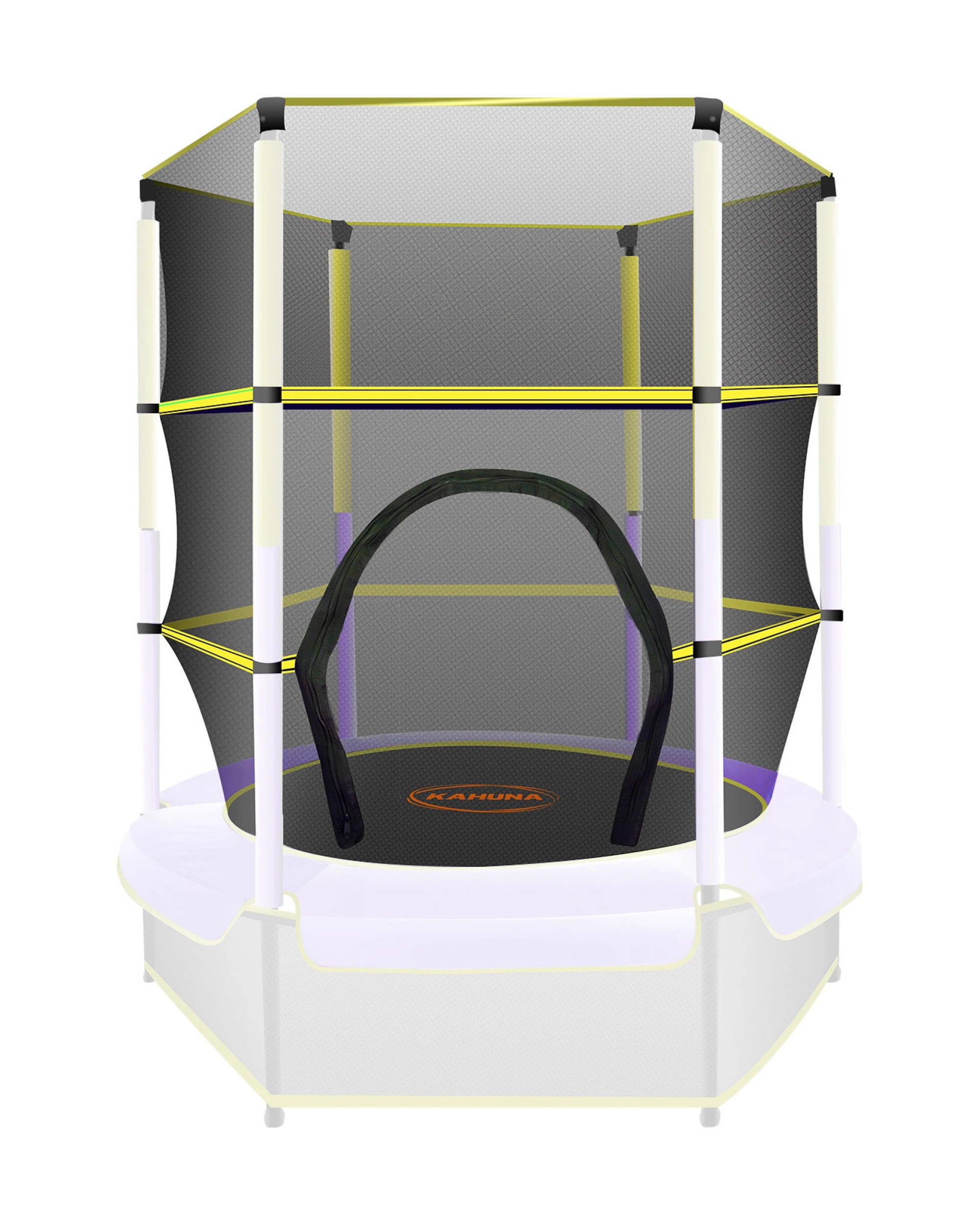 8 Kahuna 4.5ft Trampoline Replacement Net- Black, 8 of 8