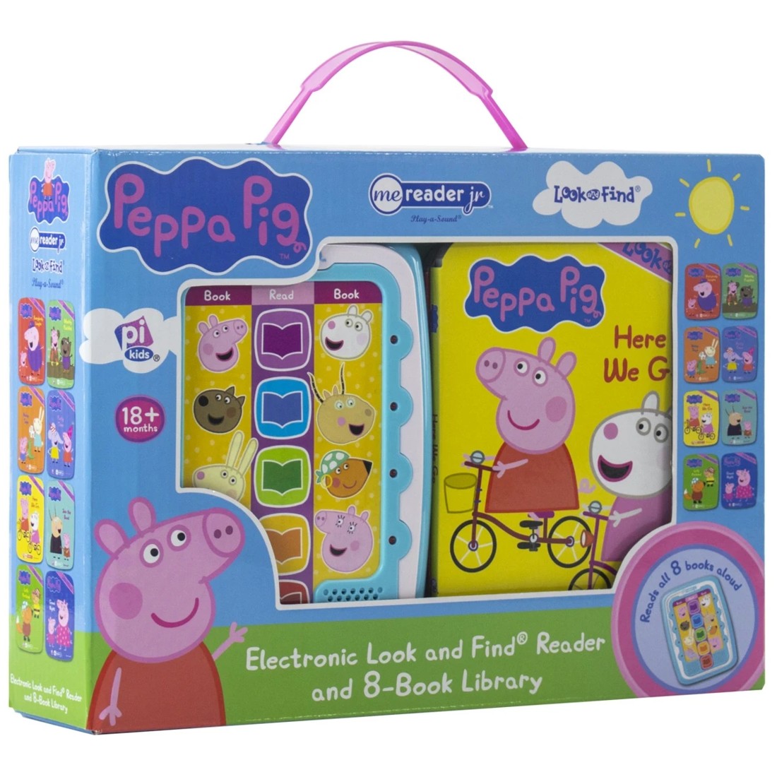 2 8 Pack Peppa Pig Electronic Look and Find Reader and Book Library, 2 of 10