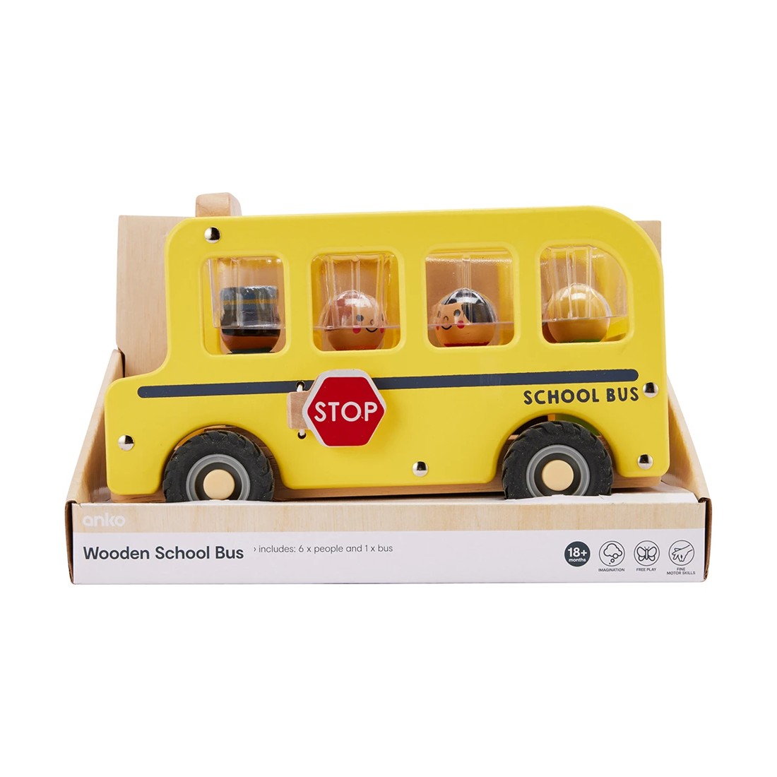 9 Wooden School Bus, 9 of 10