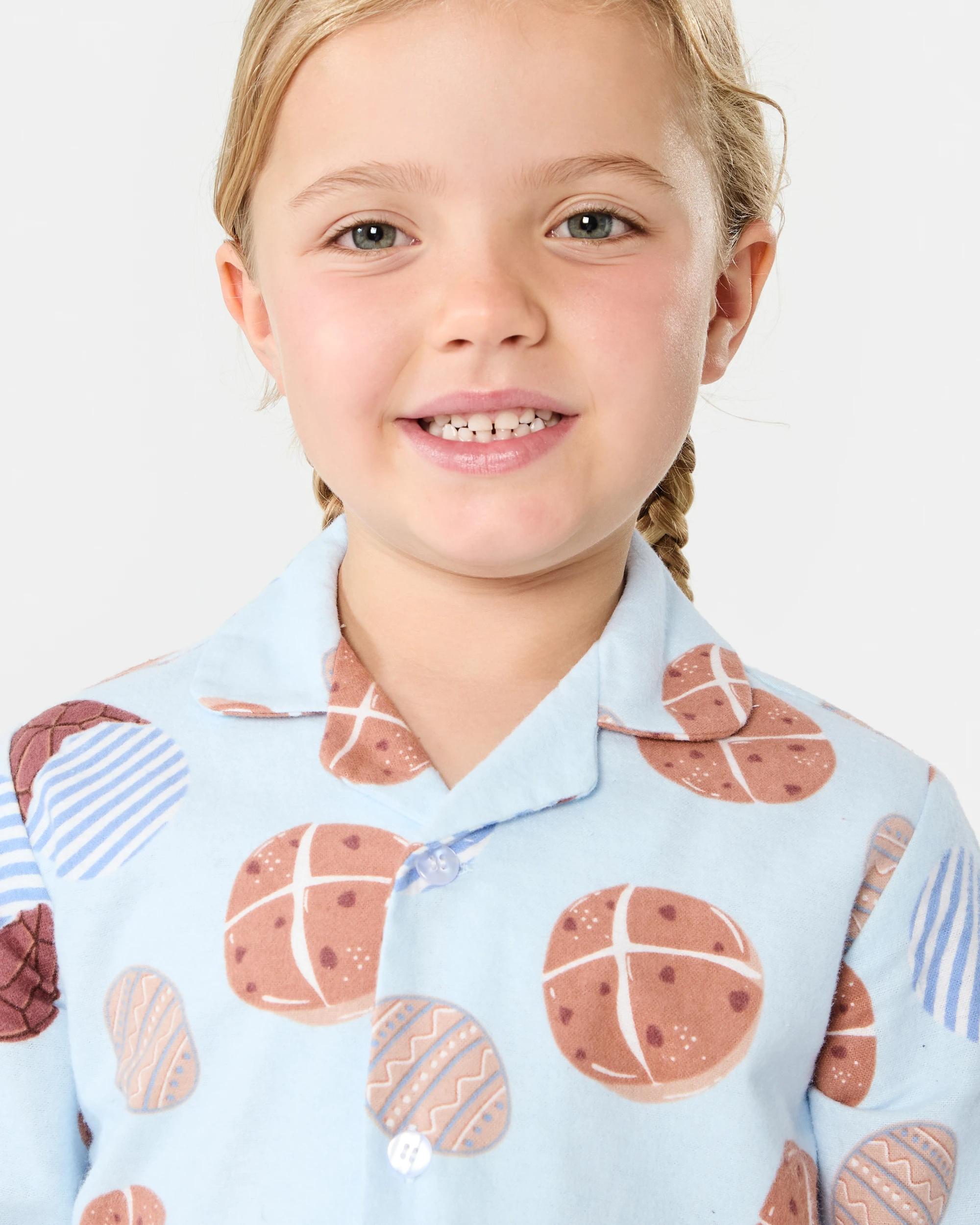 3 Flannel Family Matching Pyjama Set Blu Sweets, 3 of 8