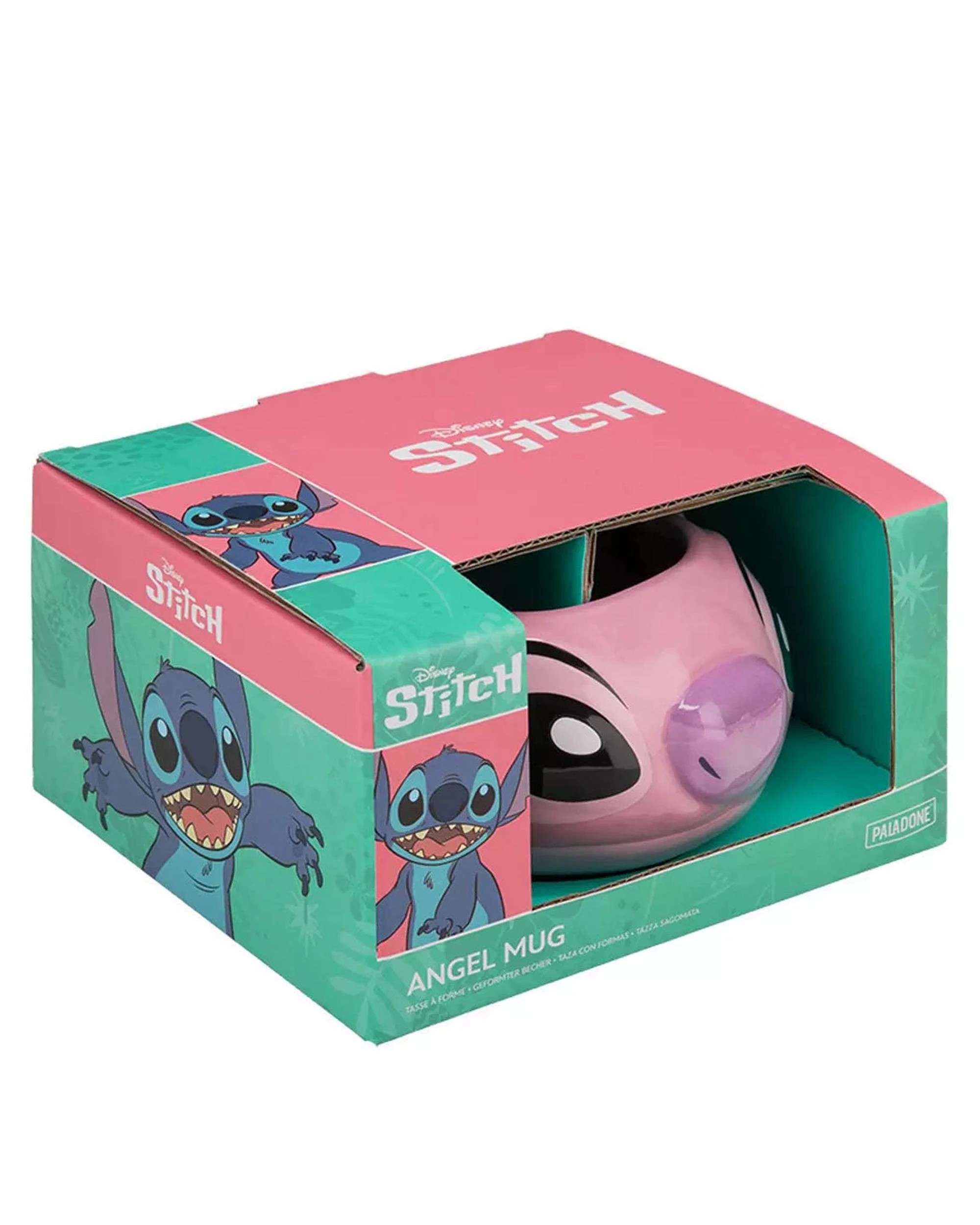 1 Paladone Disney Lilo and Stitch Angel Shaped Mug, 1 of 5