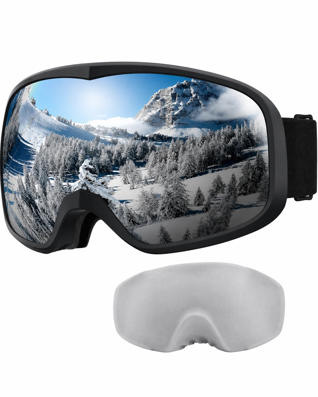 1 OutdoorMaster Owl Ski Goggles OTG Anti Fog Snowboard Goggles Men Women Youth UV, 1 of 5