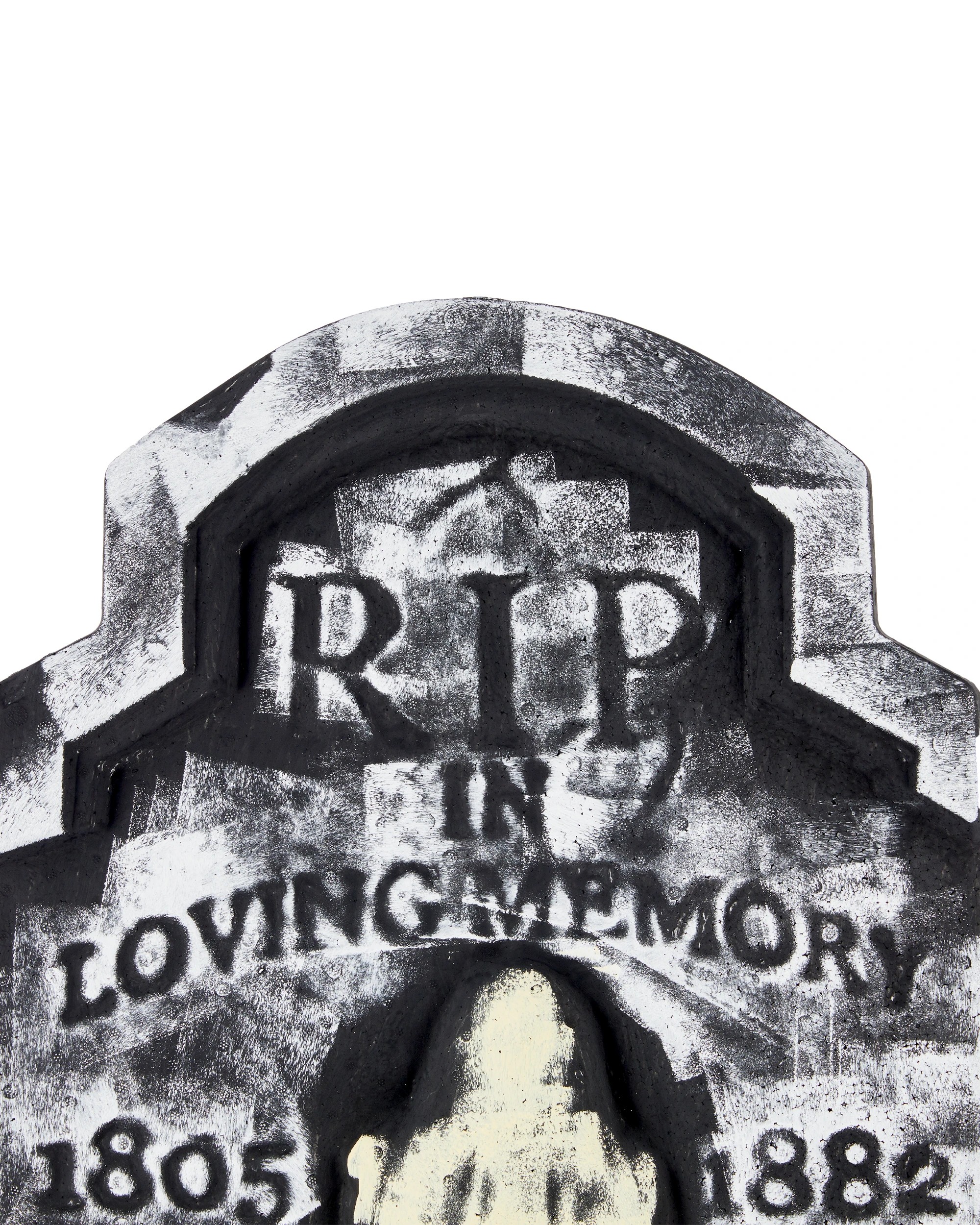 4 Foam Tomb Stone - Assorted, 4 of 6
