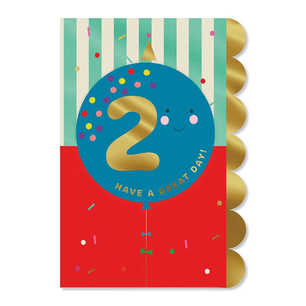 3 Hallmark 2nd Birthday Card - Balloon, 3 of 3