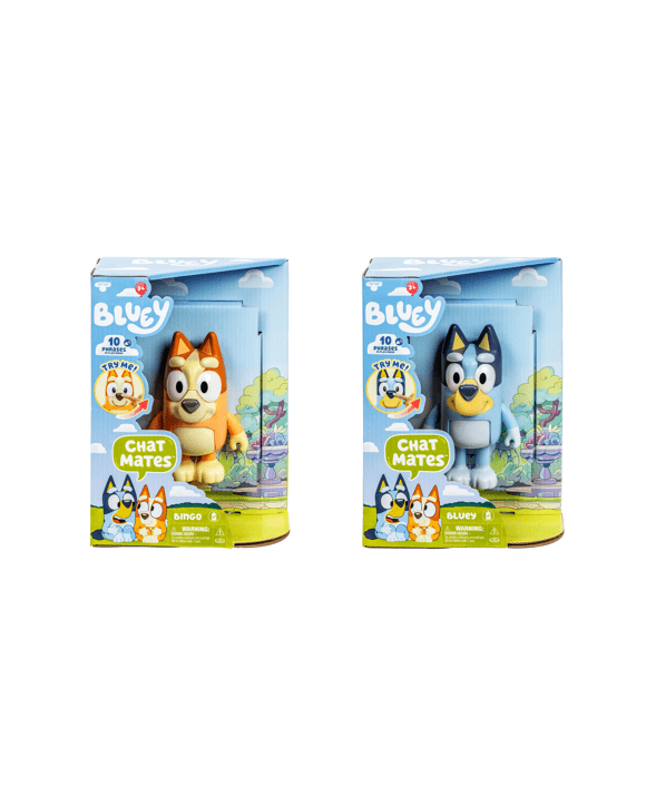 Bluey Chat Mates Figure Single Pack - Assorted
