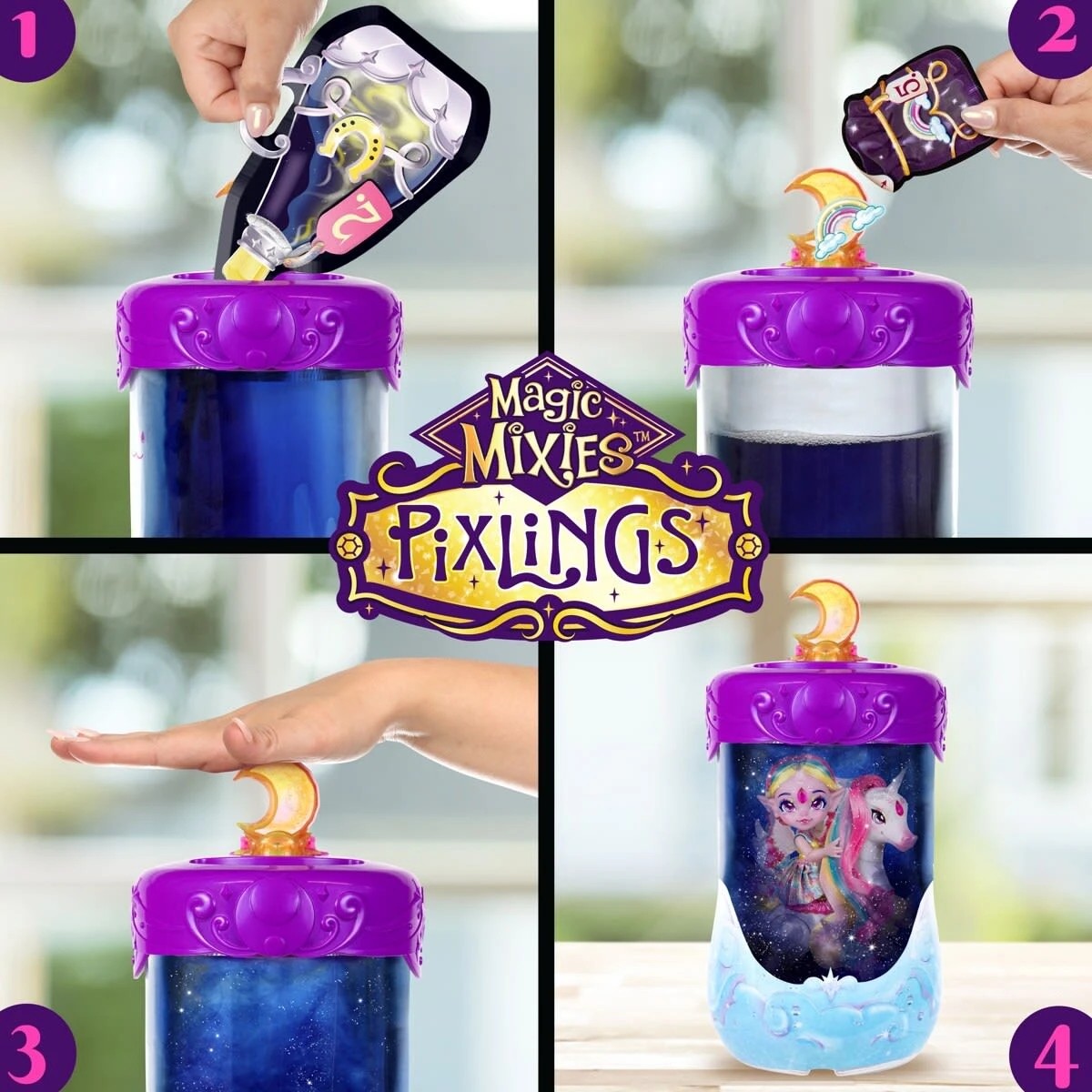 9 Magic Mixies Pixlings and Pegacorn Pack - Unia the Unicorn Pixling and Rainbow Star the Pegacorn Pet, 9 of 10