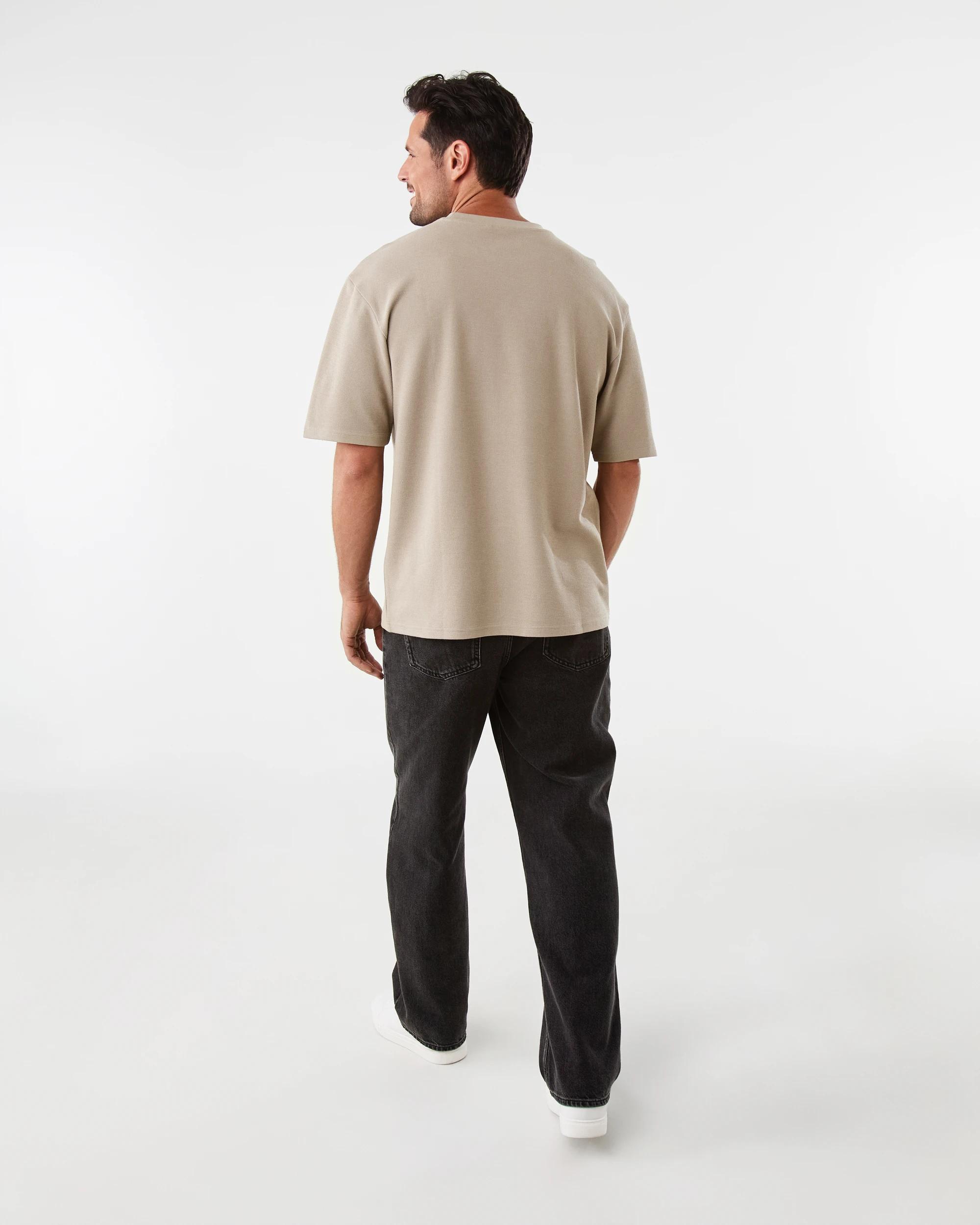 4 Textured Print T-shirt Bge Los, 4 of 7