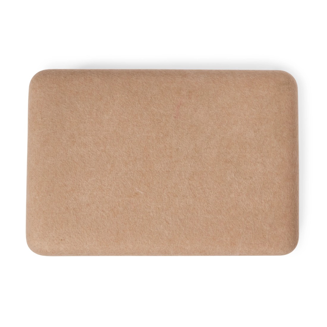 7 Two Tone Flat Felt Basket - Large, Beige, 7 of 9