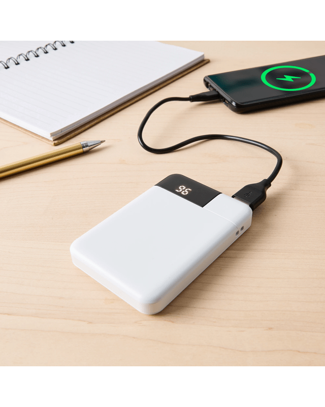 USB-A to USB-C 15W 5000mAh Portable Charger - W