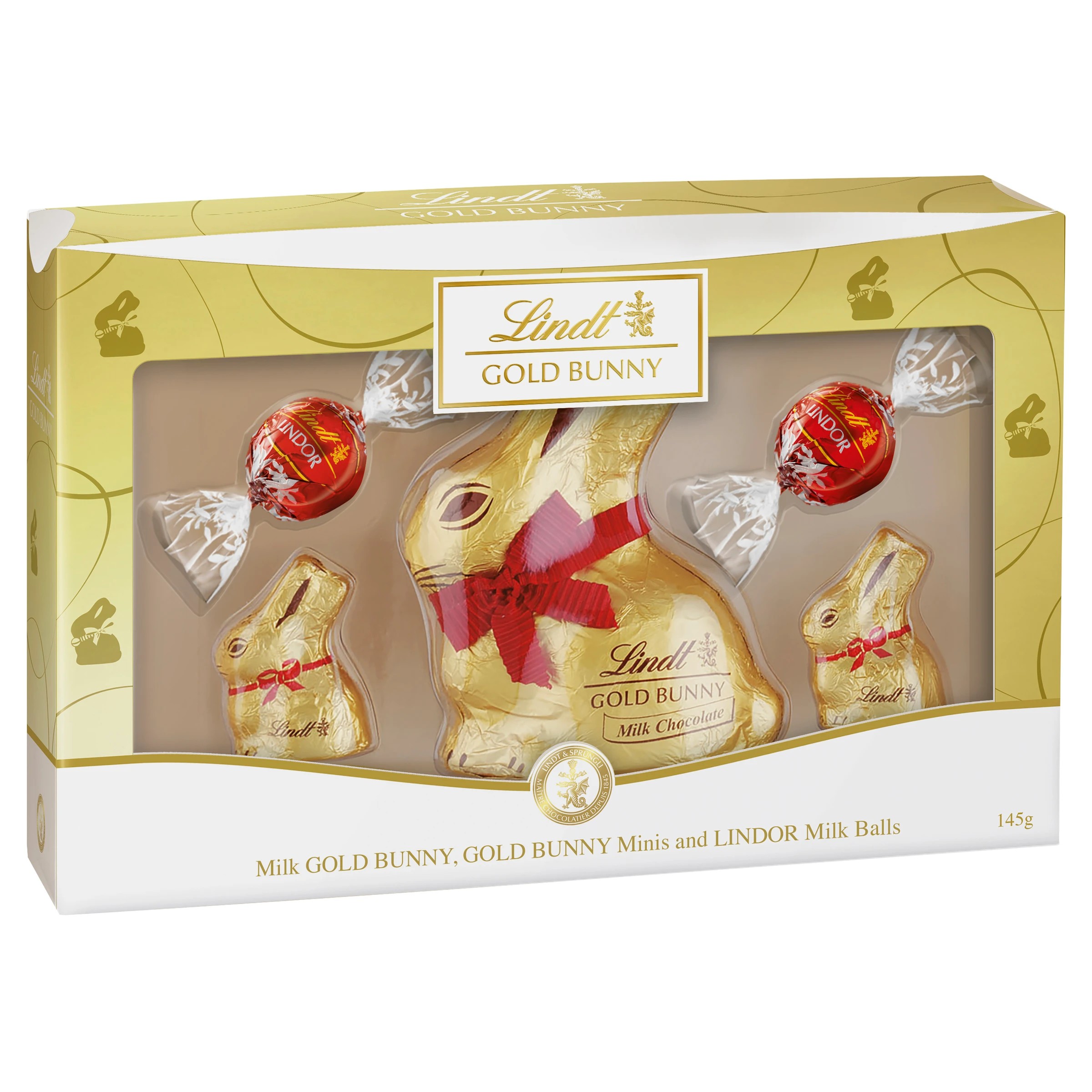 1 Lindt Easter Gold Bunny & Minis Pack 145g, 1 of 3