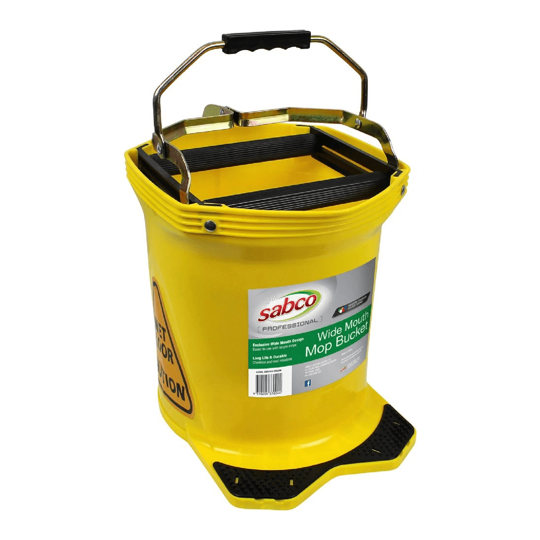 1 Sabco Wide Mouth Bucket Yellow 16L, 1 of 5