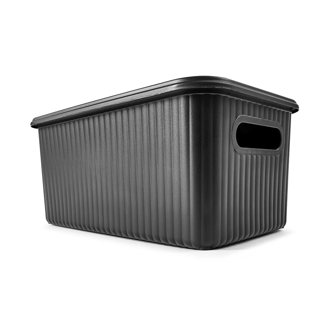1 5L Ribbed Container - Black, 1 of 10
