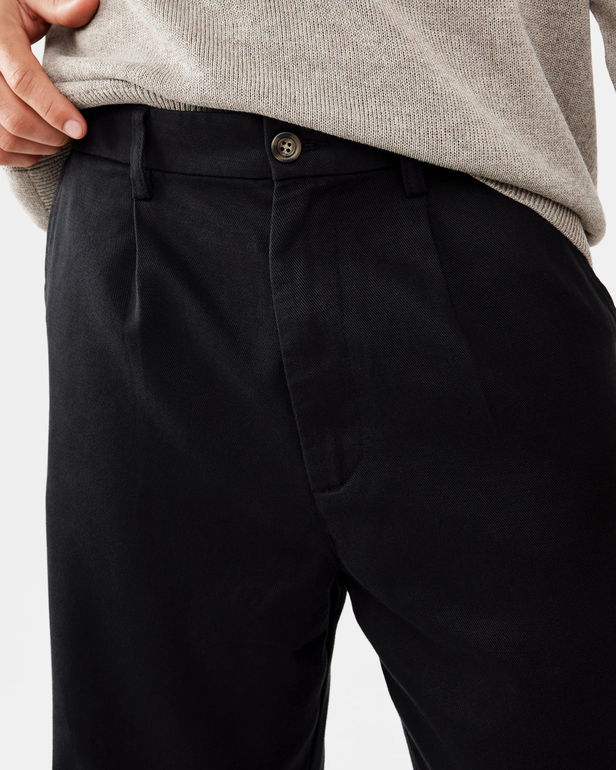 6 Pleated Pants Black, 6 of 7