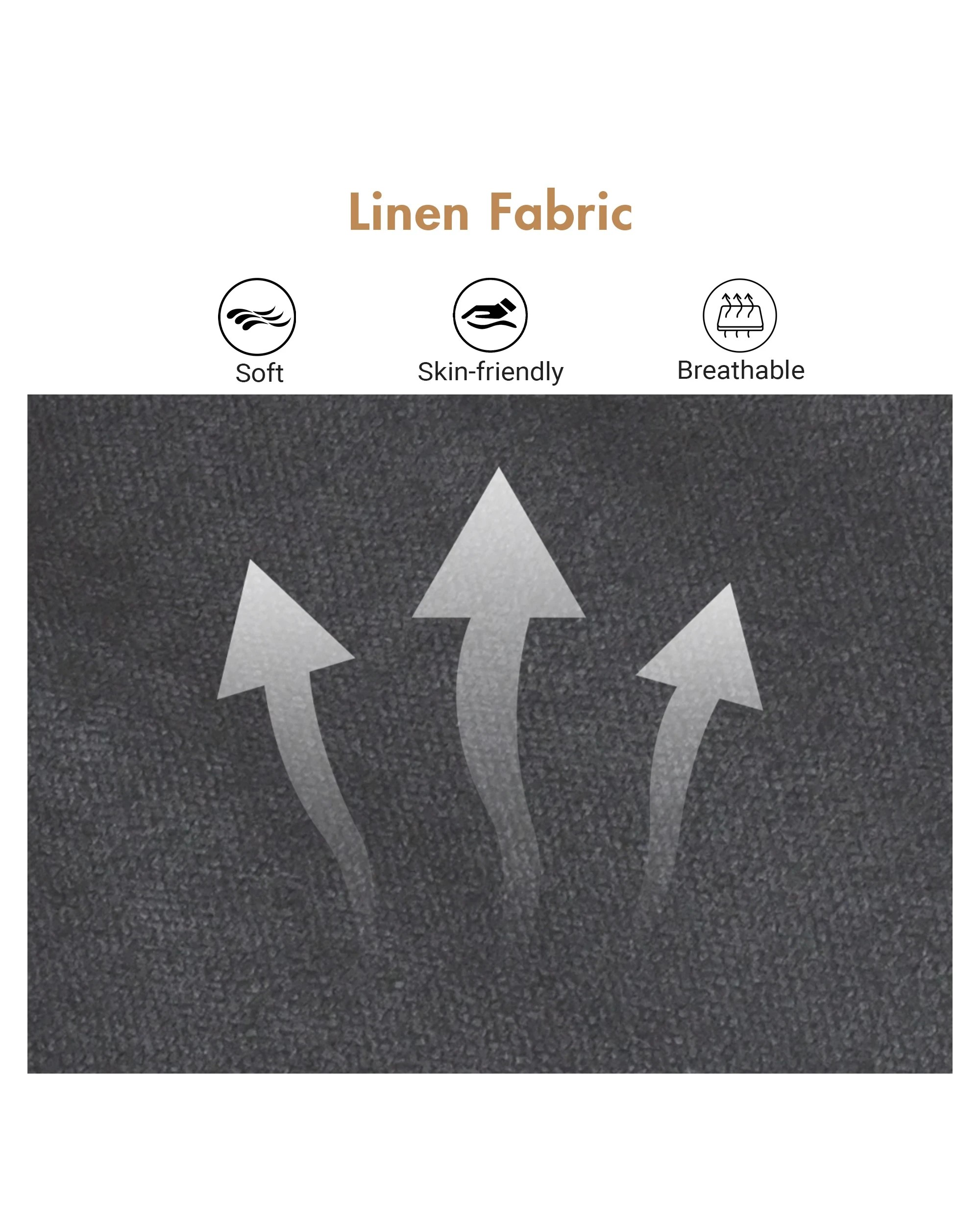 2 Advwin 2-seater Sofa 132cm Love Seat Linen Fabric Small Loveseat Sofa Couch Grey, 2 of 4