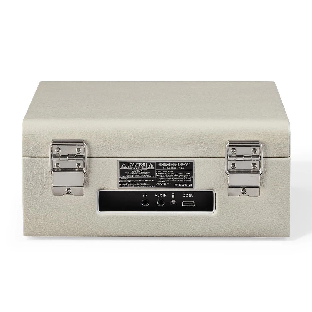 7 Crosley Voyager Portable Retro CD Player with Stereo Bluetooth Speakers, FM Radio - Beige, 7 of 7