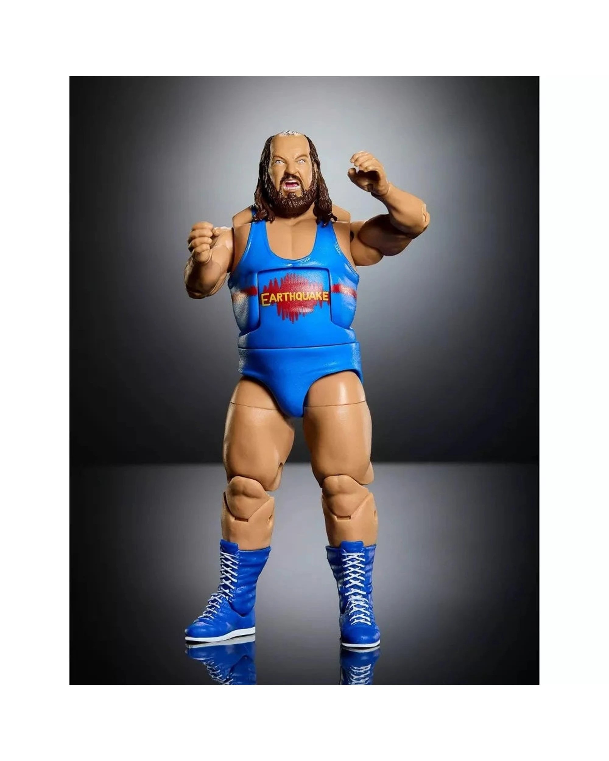4 WWE Elite Collection Legends Earthquake Action Figure, 4 of 6