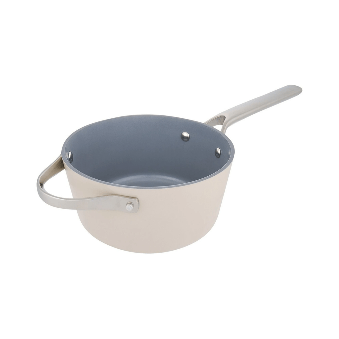 2 20cm Pyrolux NEXGEN Saucepan 2.8L Ivory w/ Helper Handle | Ceramic Non-Stick Oven Safe, 2 of 8