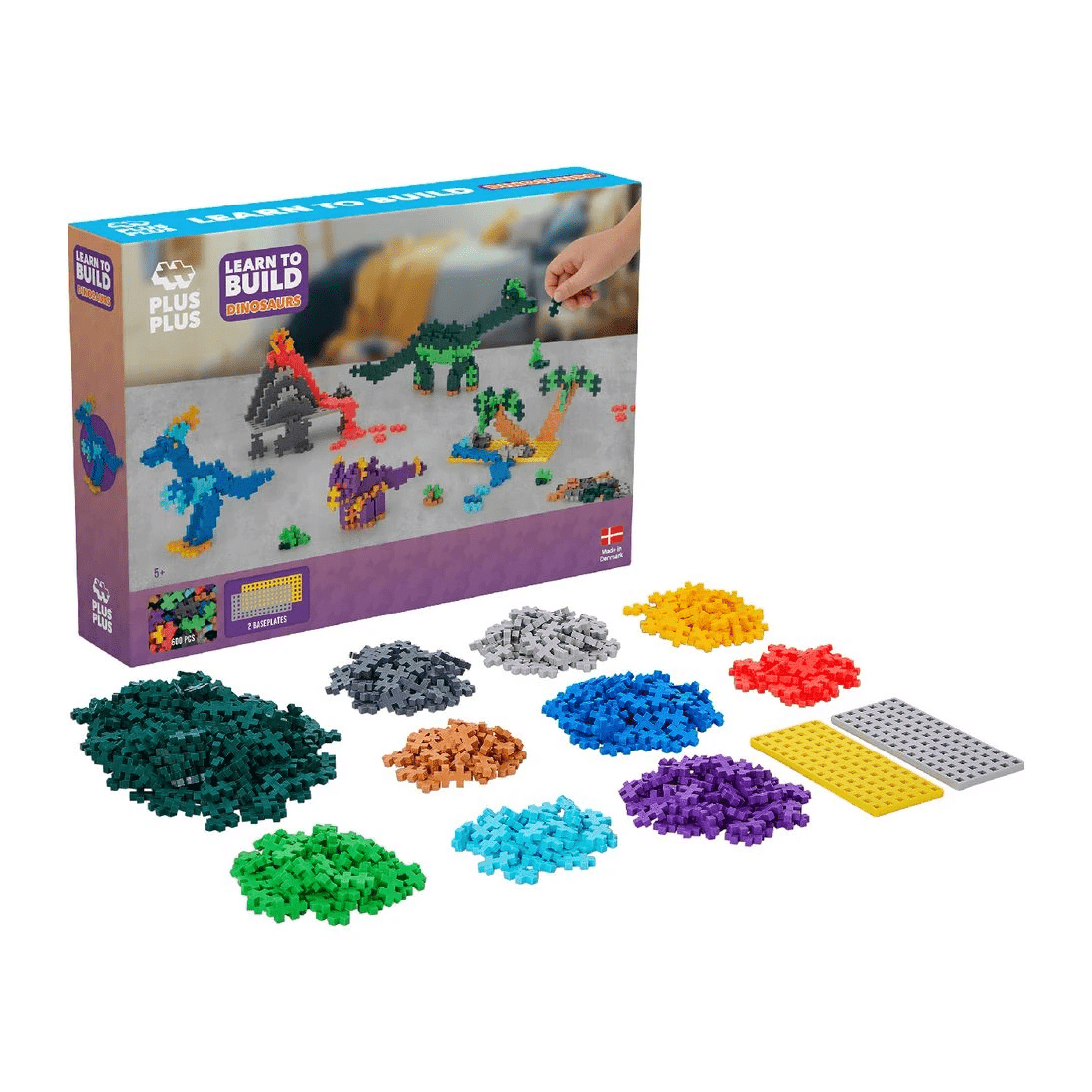 2 Plus-Plus Learn to Build Dinosaurs 500 Pieces, 2 of 8