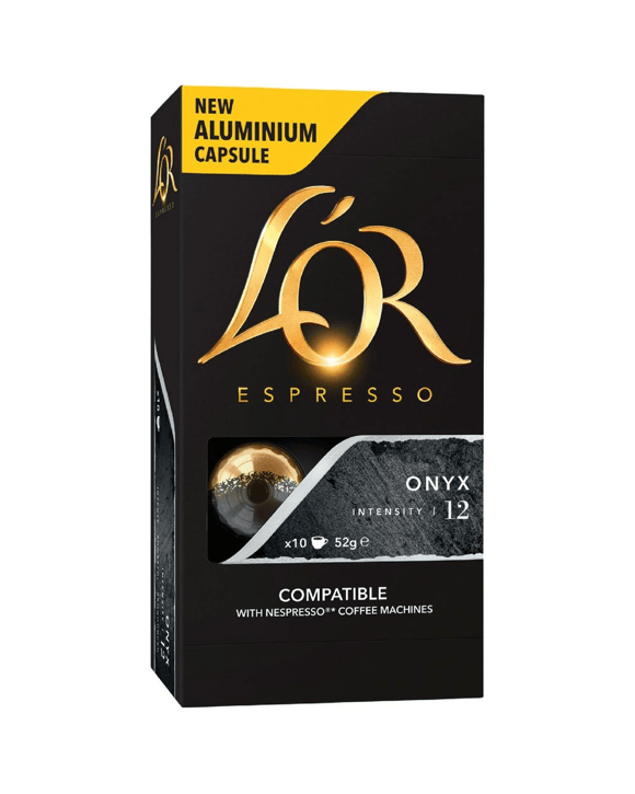L'OR Espresso Coffee Capsules Onyx 10 Pack