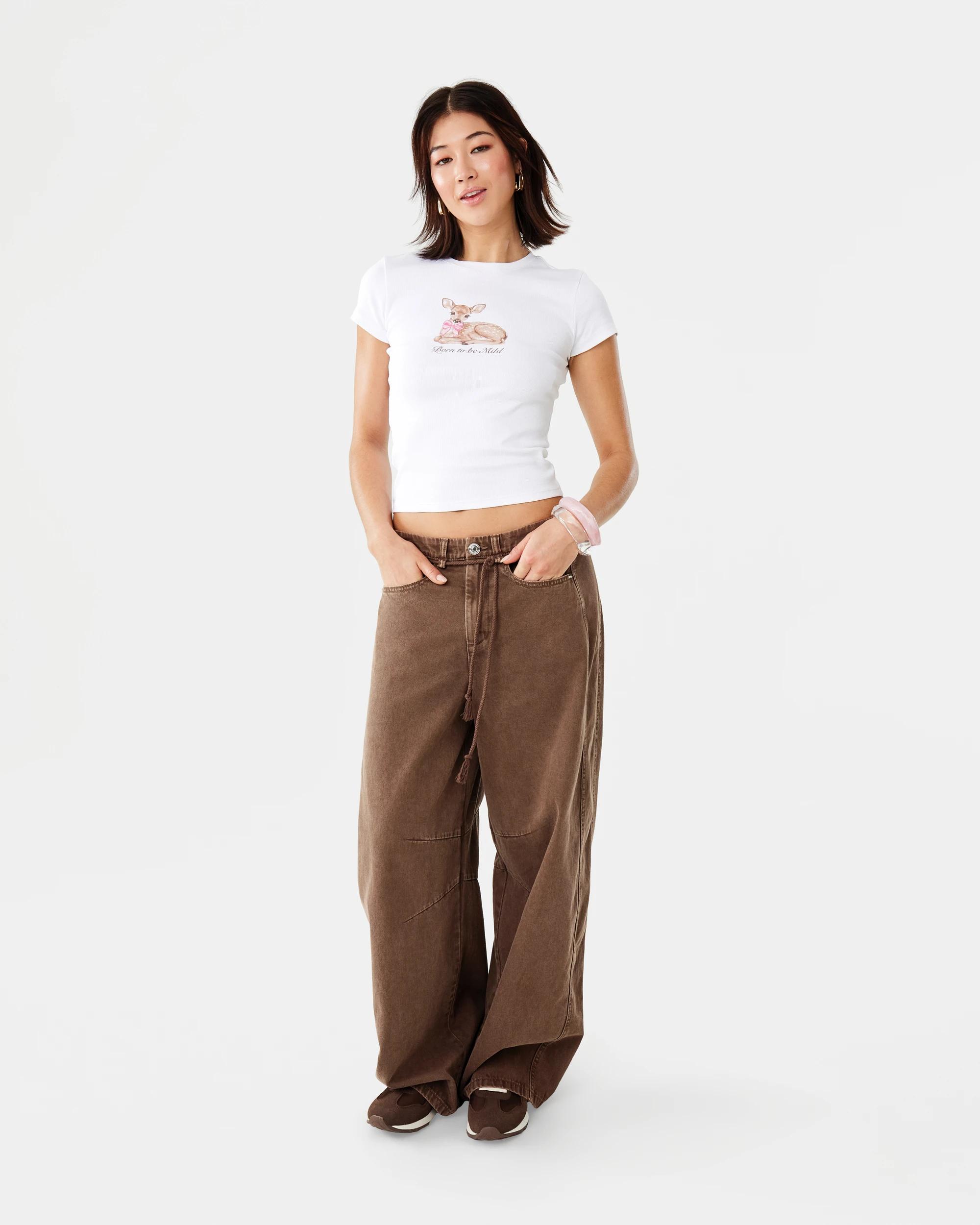 2 Neat Fit Print Rib T-shirt Deer, 2 of 10