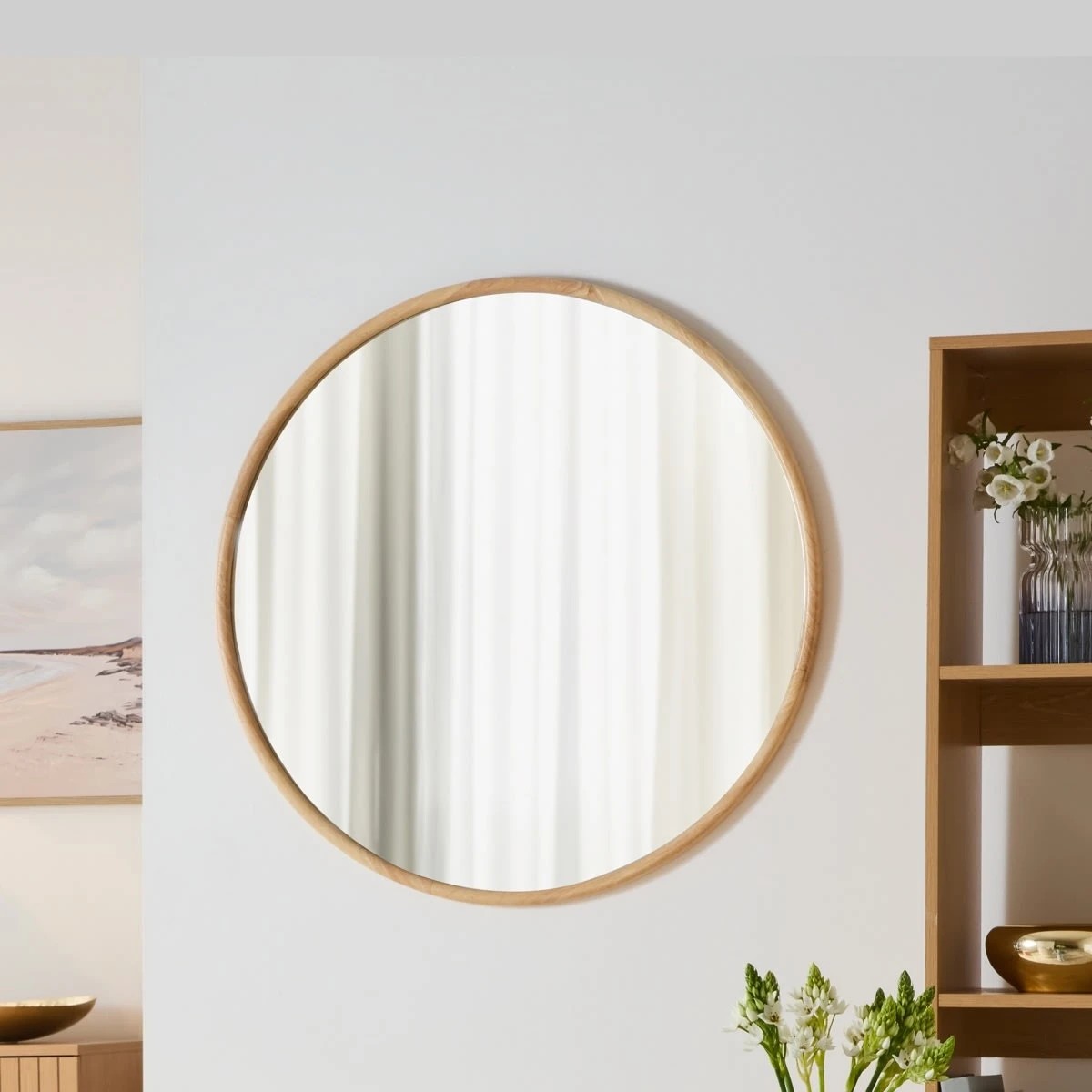 7 Wooden Framed Mirror, 7 of 8