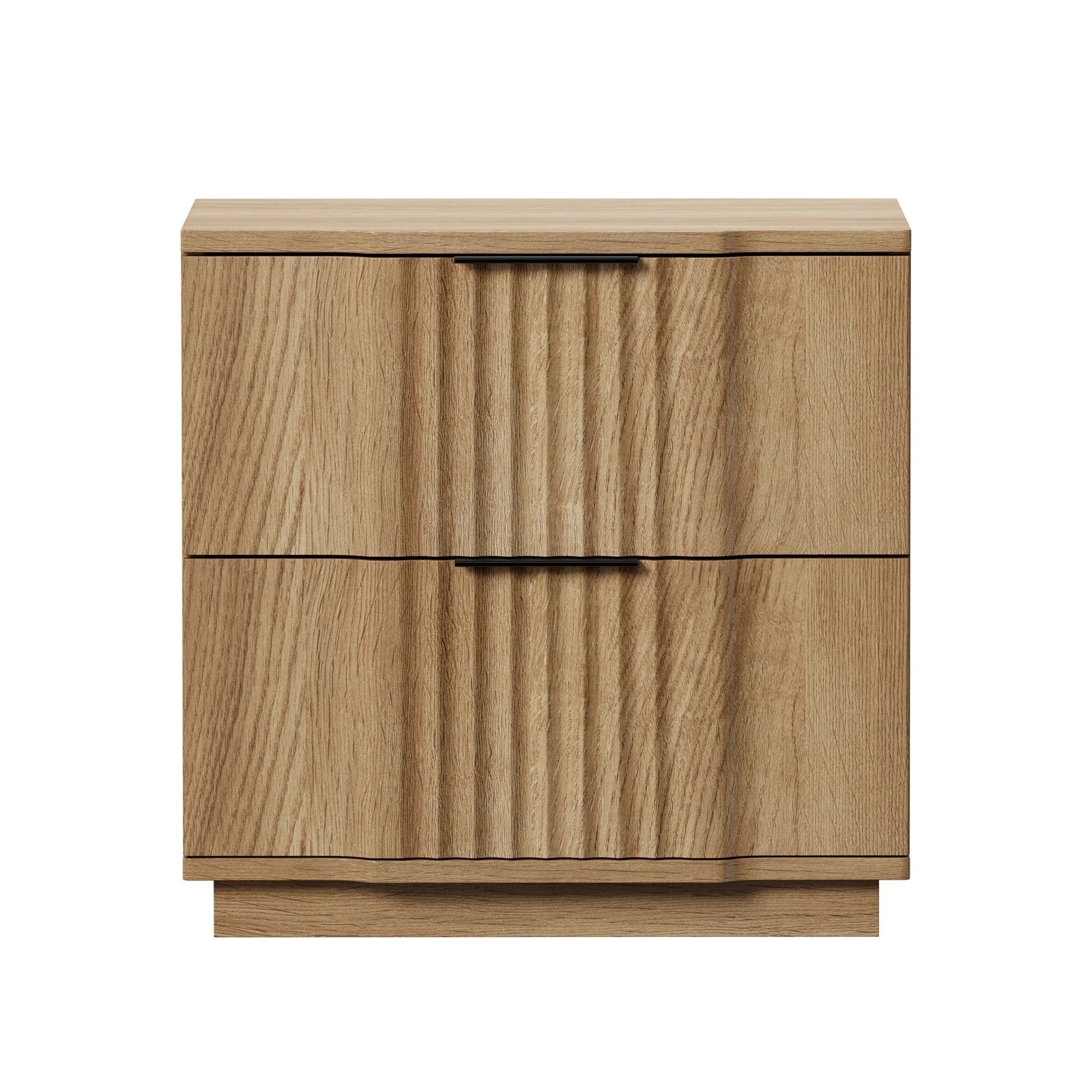 7 Oikiture 2pc Bedside Table 2 Drawers Storage Nightstand Side End Table - Natural, 7 of 9