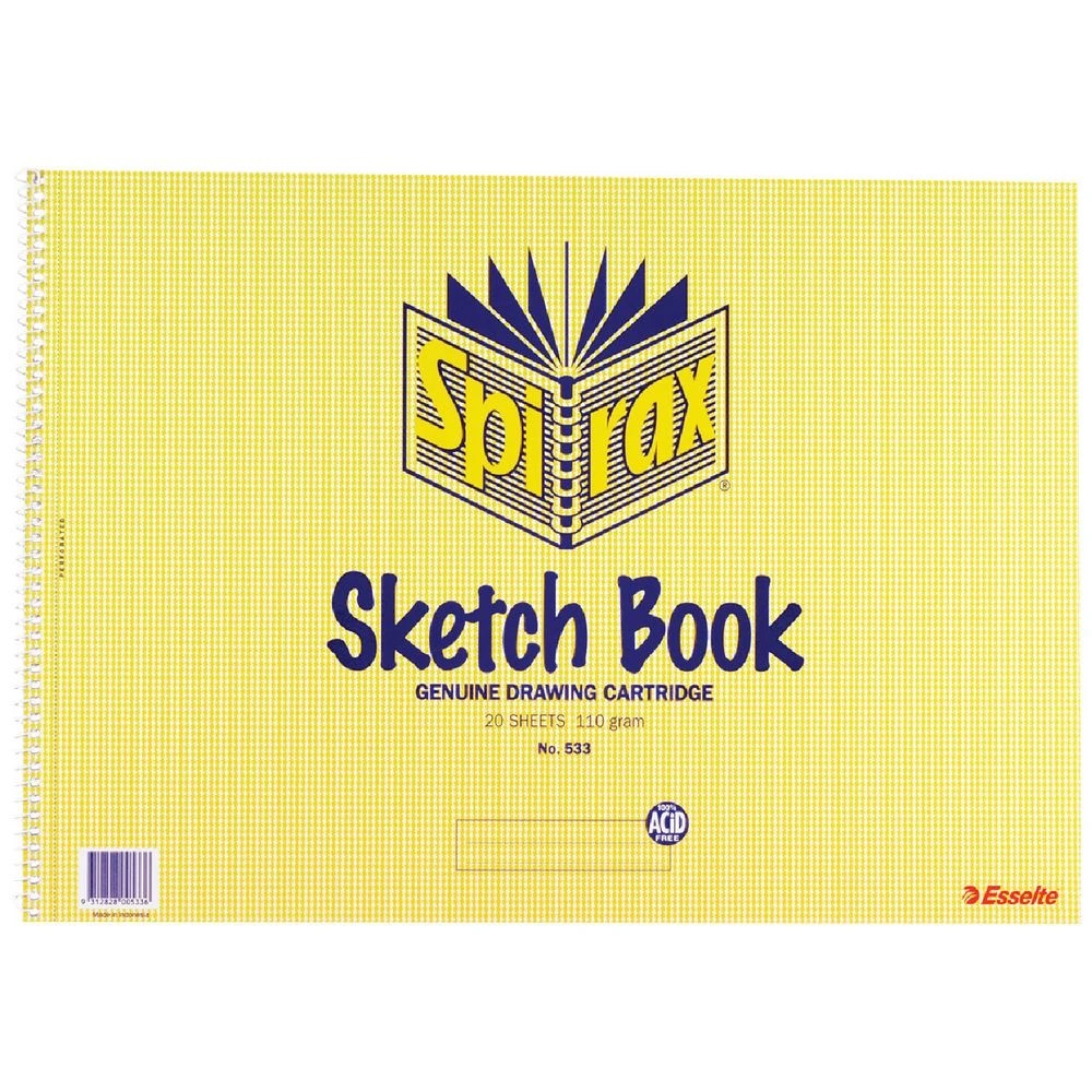 1 Spirax No. 533 A3 Sketch Book 20 Sheet, 1 of 3
