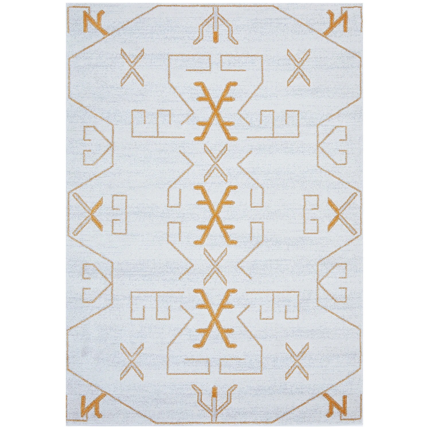 2 Common Ground Rugs Elysium Cala 330x240cm - Extra Large Pet Friendly Floor Rug - Gold, 2 of 8