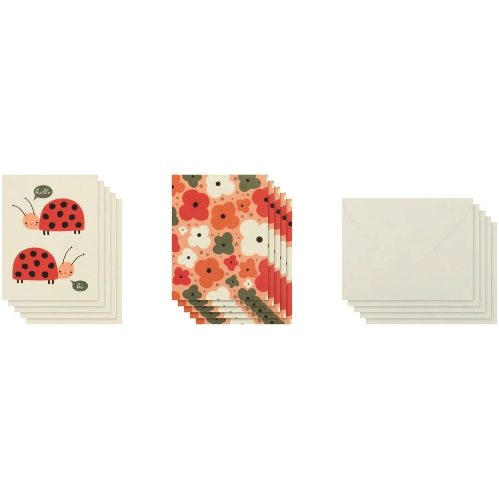 2 Otto FSC Mini Cards Lady Bug 10 Pack, 2 of 2