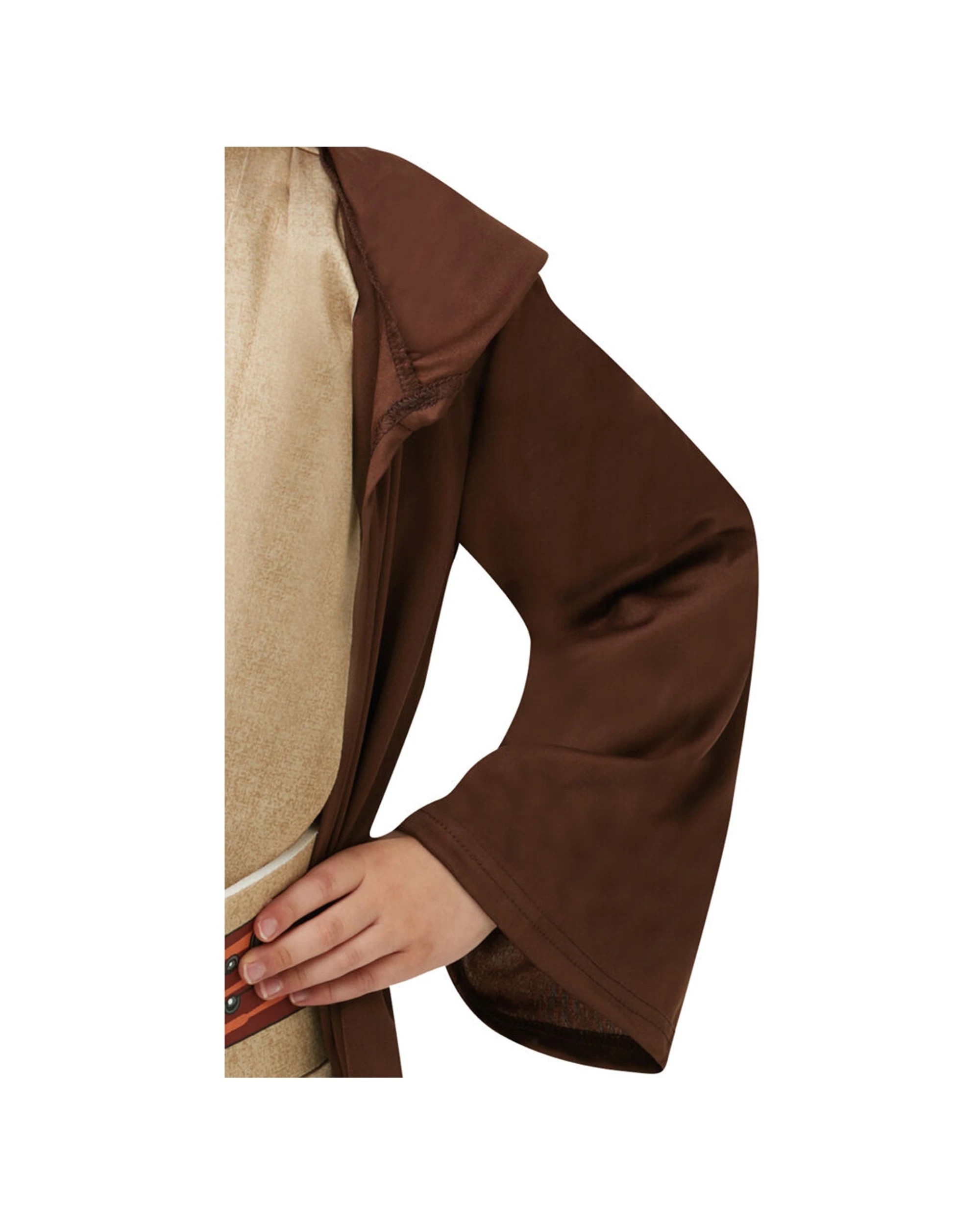 2 Star Wars Jedi Classic Robe Boys Dress Up Costume Size S - Brown, 2 of 2