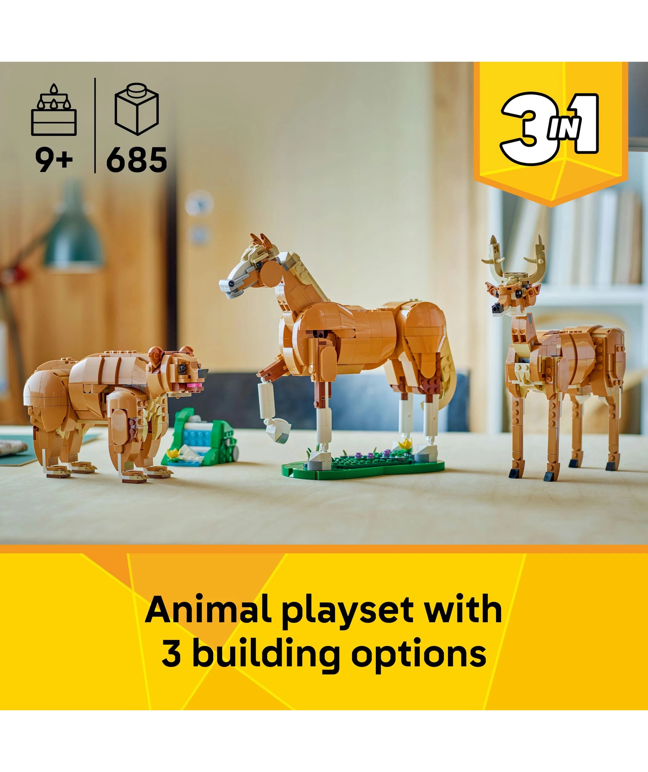 3 LEGO Creator Beautiful Horse 31166, 3 of 10