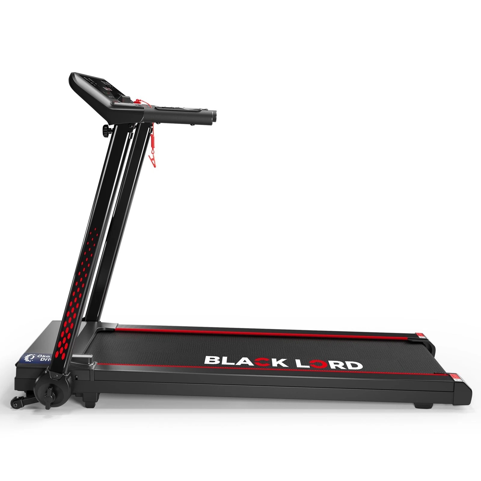 6 Black Lord Treadmill Electric Exercise Foldable Running Machine Home Gym Fitness - Black, 6 of 10