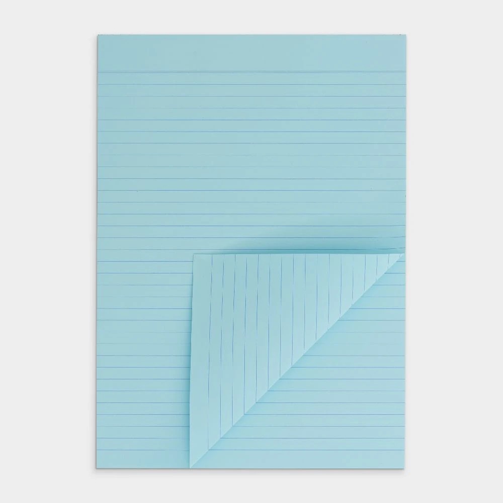 4 Ruled Notepad Blue, 4 of 6