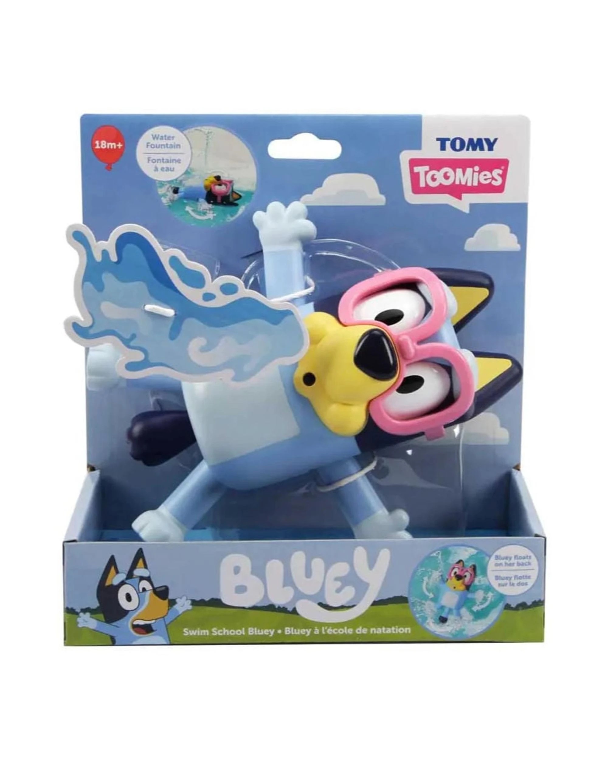 1 Tomy Toomies Bluey Swim School Bluey Bath Toy, 1 of 7