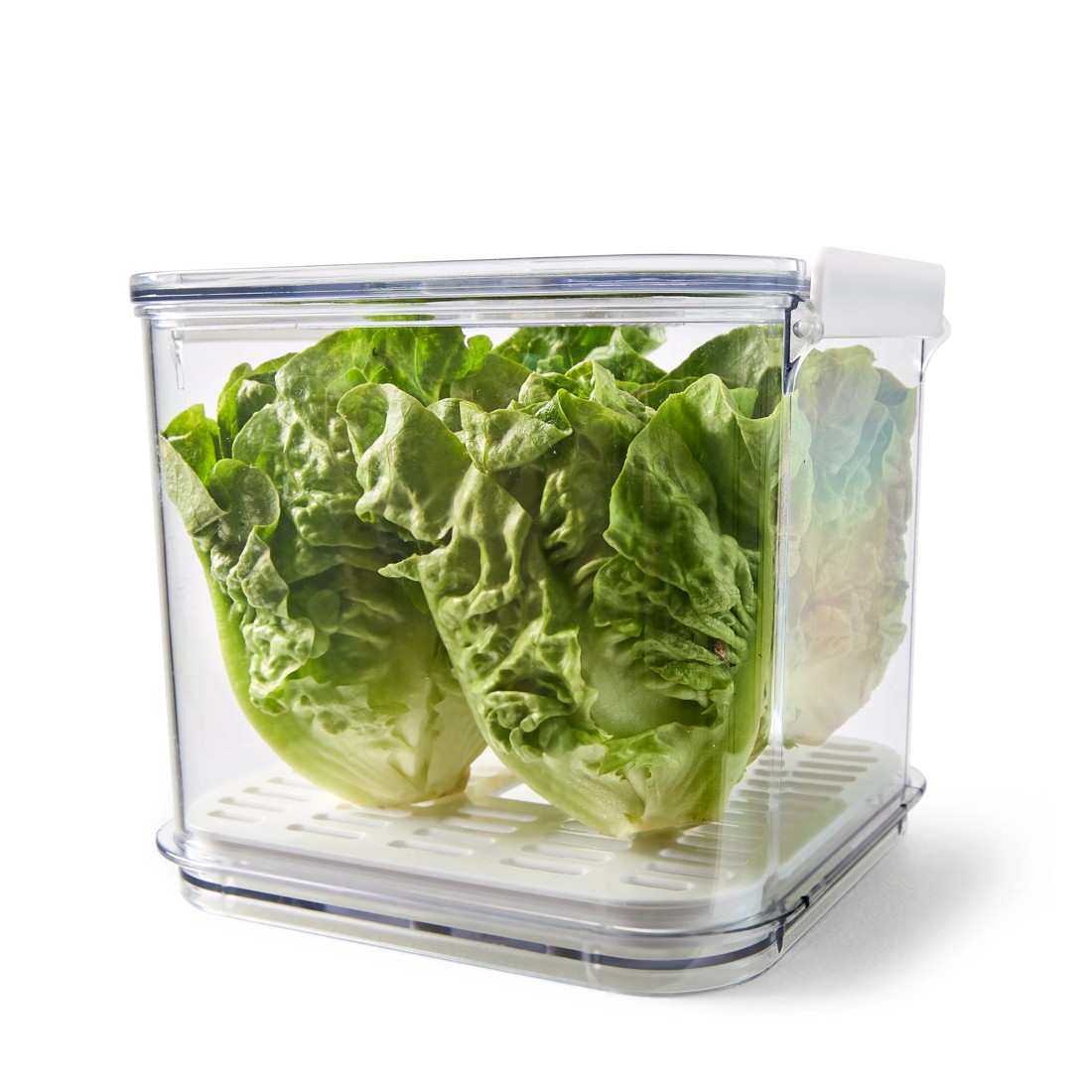 1 2.5L Fridge Storage - Clear and White, 1 of 7