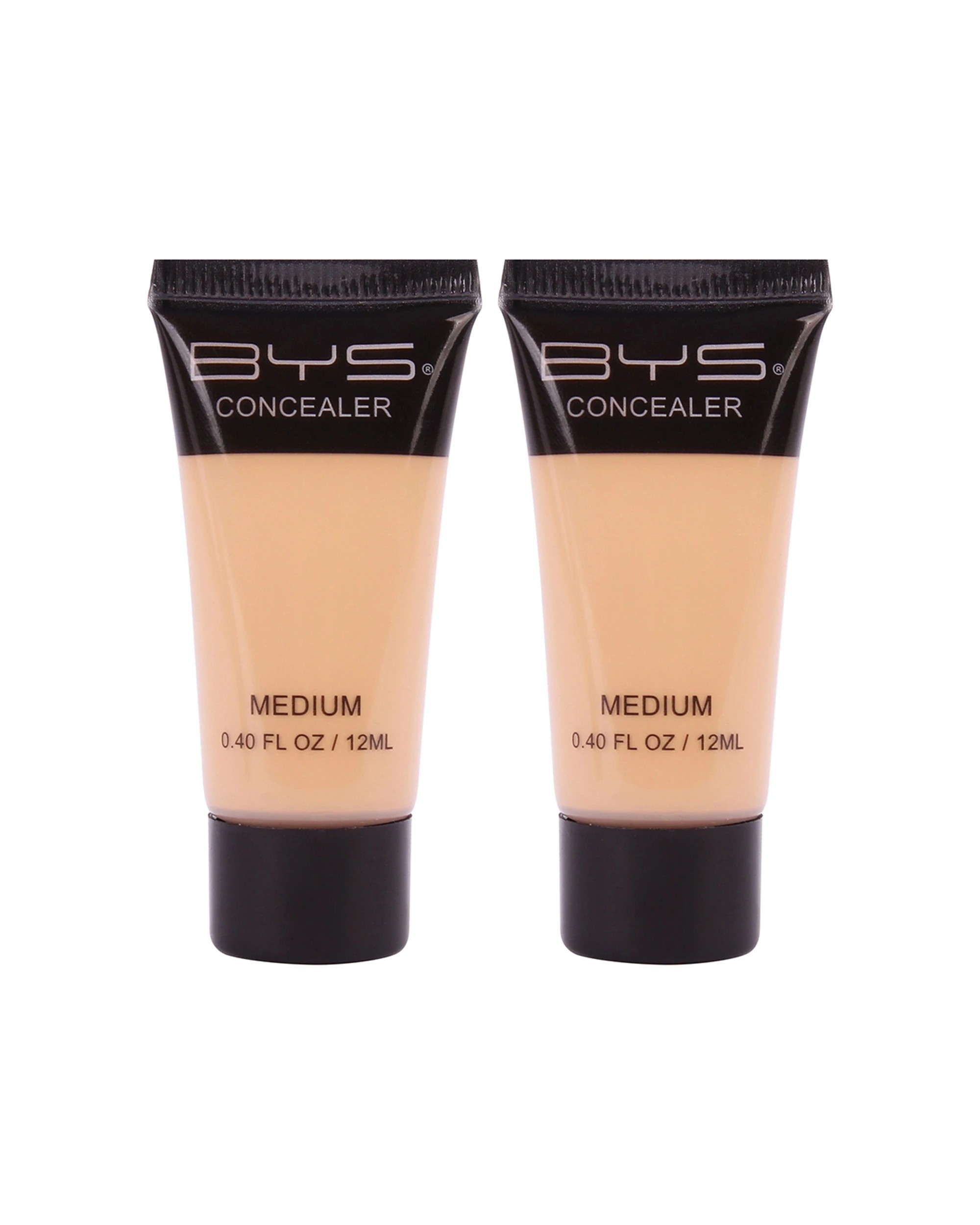 1 BYS Concealer Tube Makeup Medium 12ml 2PK - Beige, 1 of 2