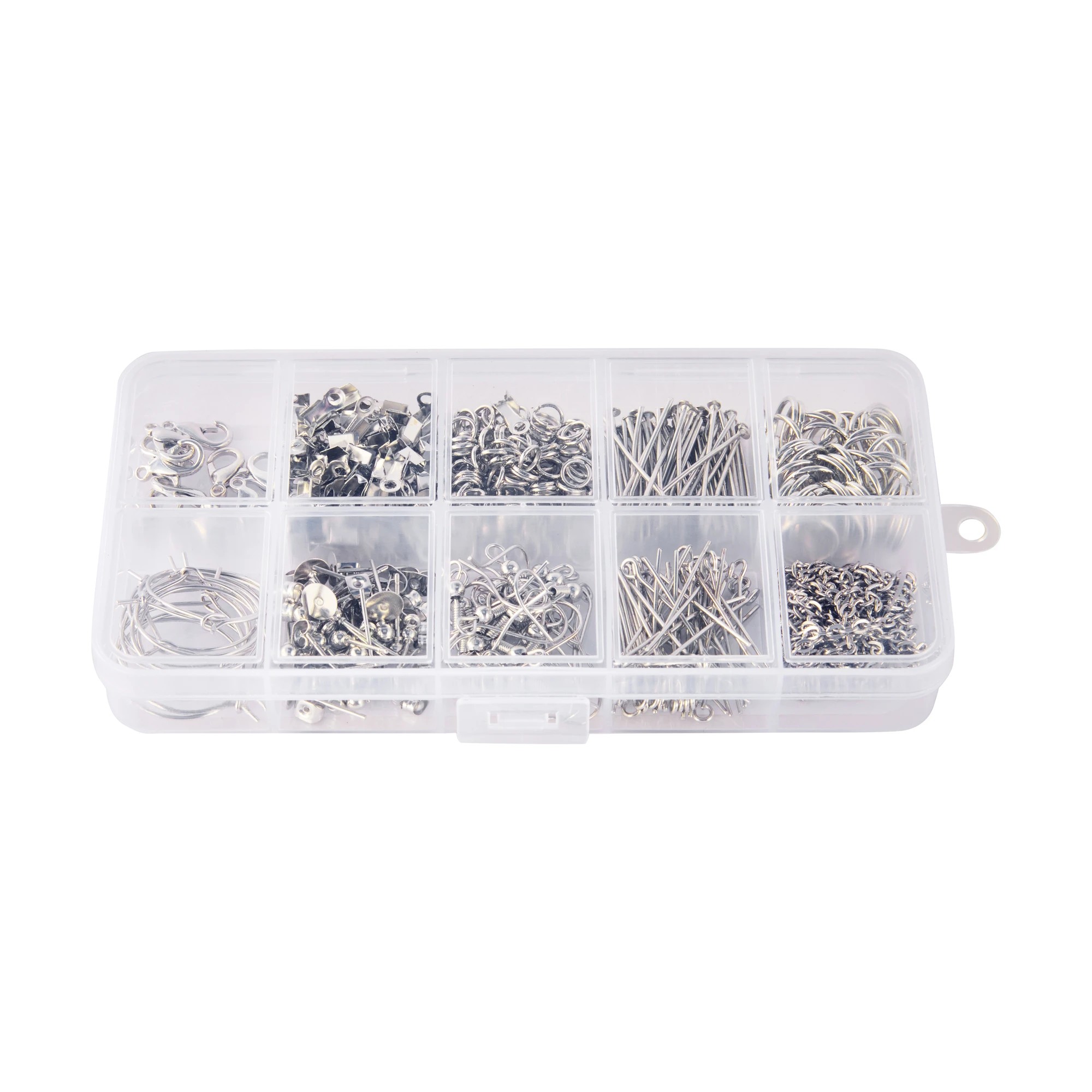 3 Jewellery Making Set - Silver Look, 3 of 8
