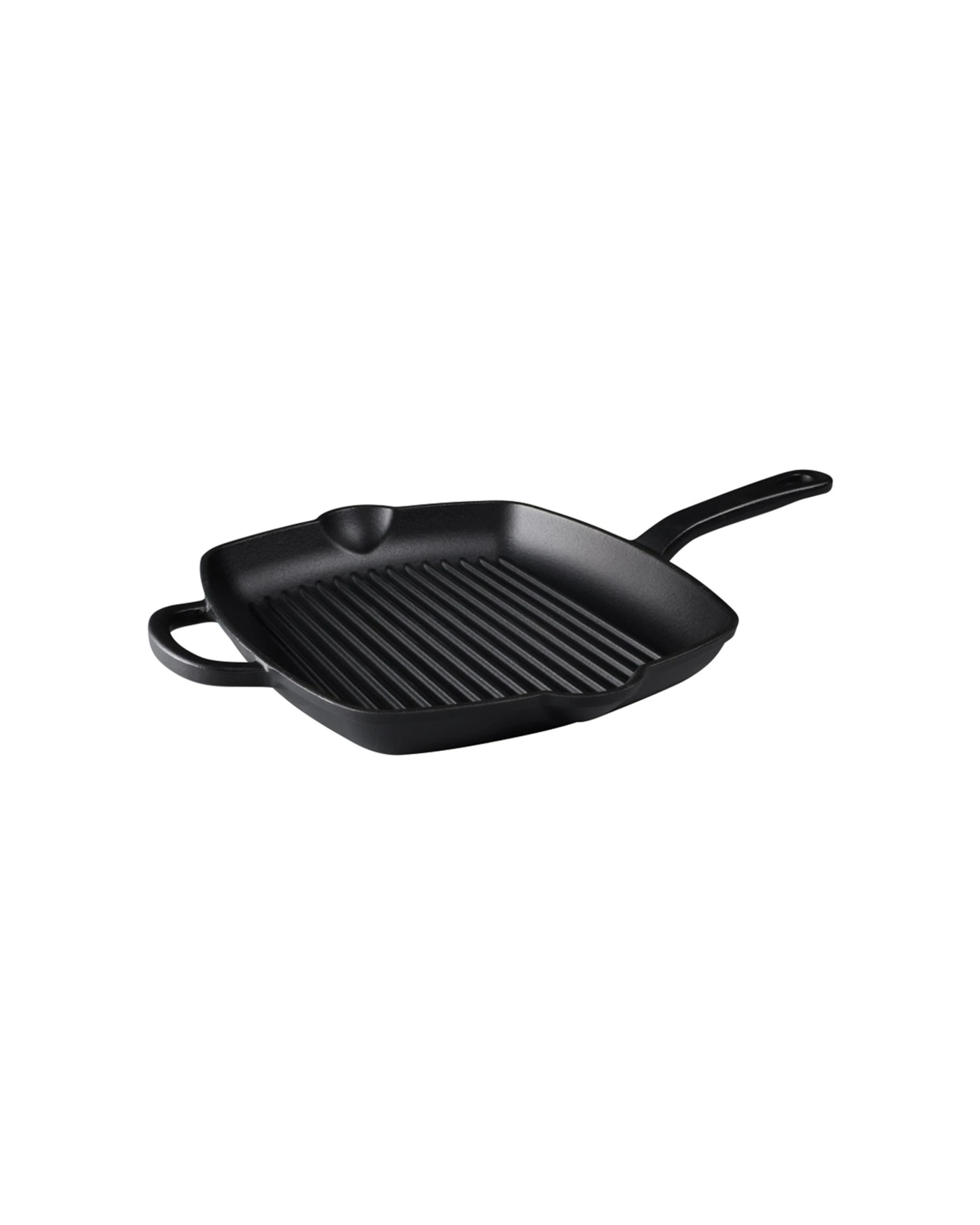 2 Maxwell & Williams Durable Cast Iron Grill Pan Raised Ridges 26cm - Black, 2 of 6
