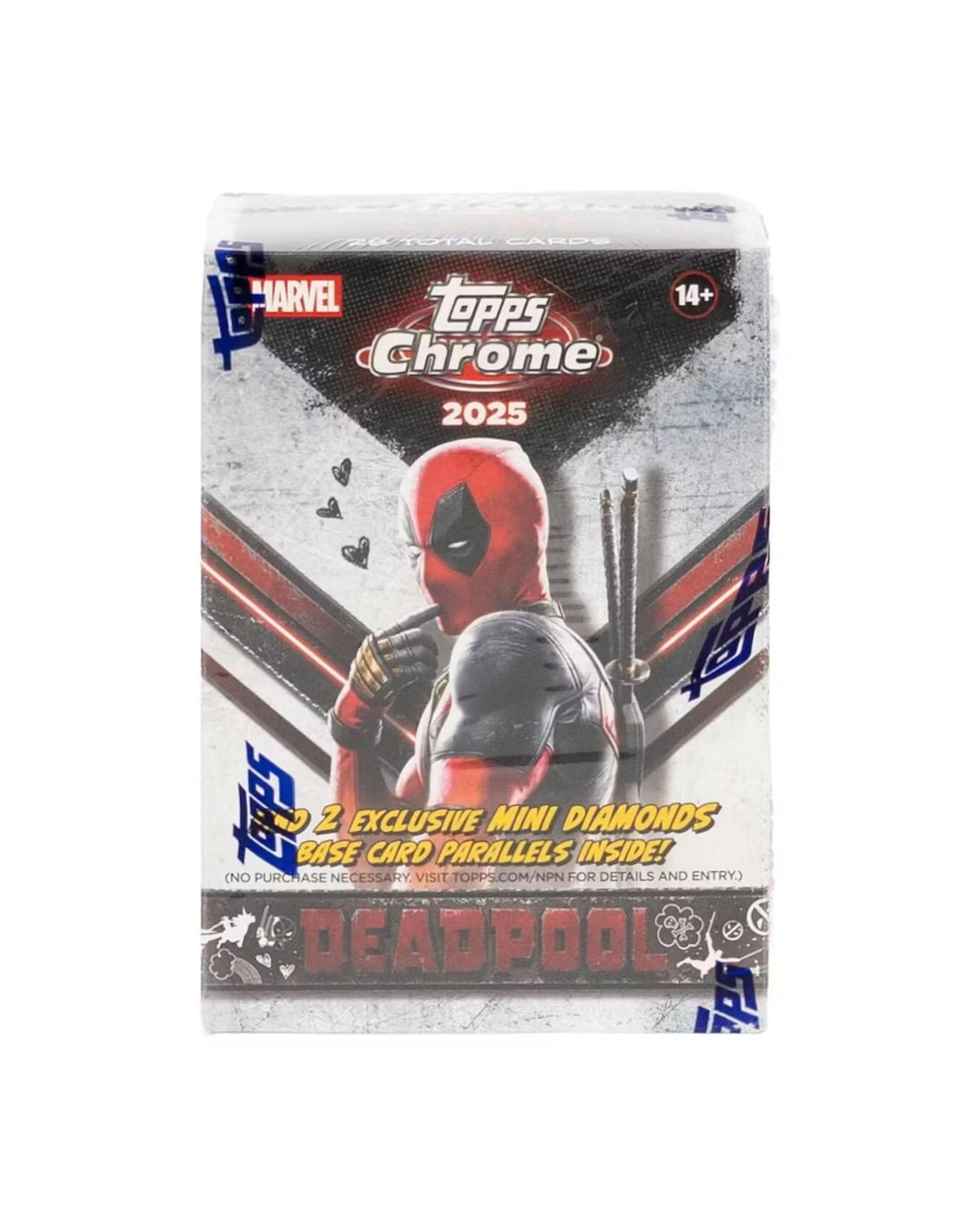 2 Topps 2025 Chrome Marvel Deadpool Blaster Box, 2 of 10