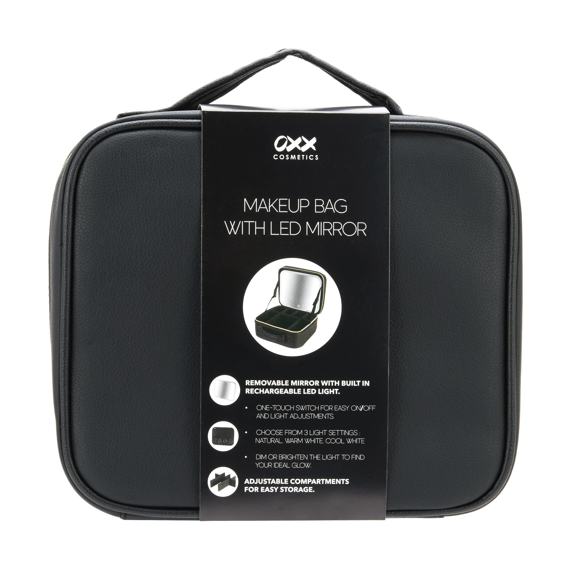 10 OXX Cosmetics Makeup Bag with LED Mirror, 10 of 10