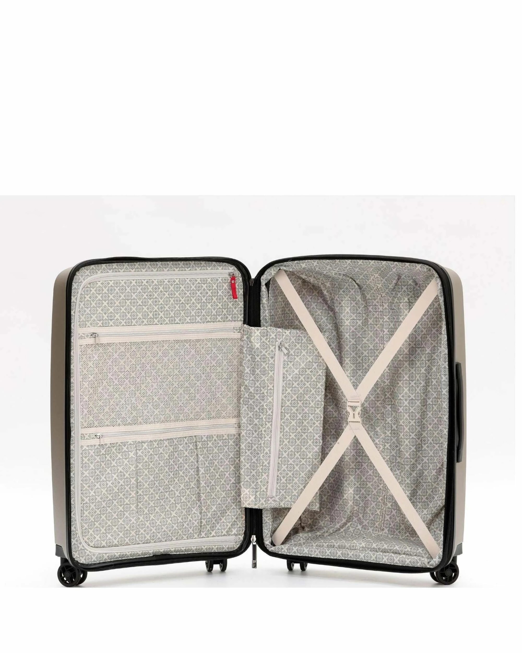3 Tosca Space X 25" Trolley Checked Luggage Travel Suitcase - Metallic, 3 of 4