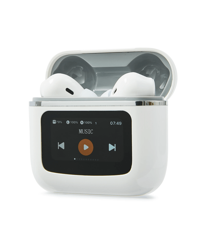 True Wireless ANC Earbuds with LCD - W