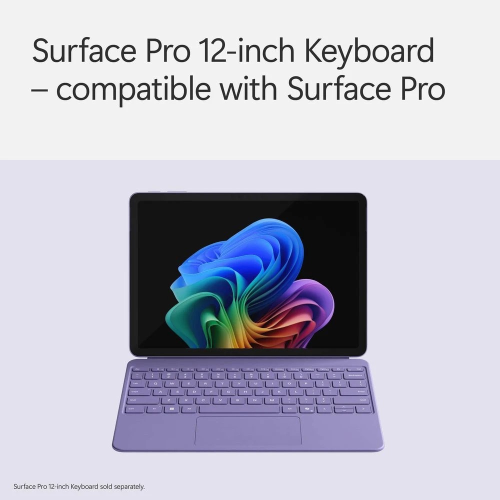 4 Microsoft Surface Pro 12-inch Keyboard with Slim Pen Violet, 4 of 10