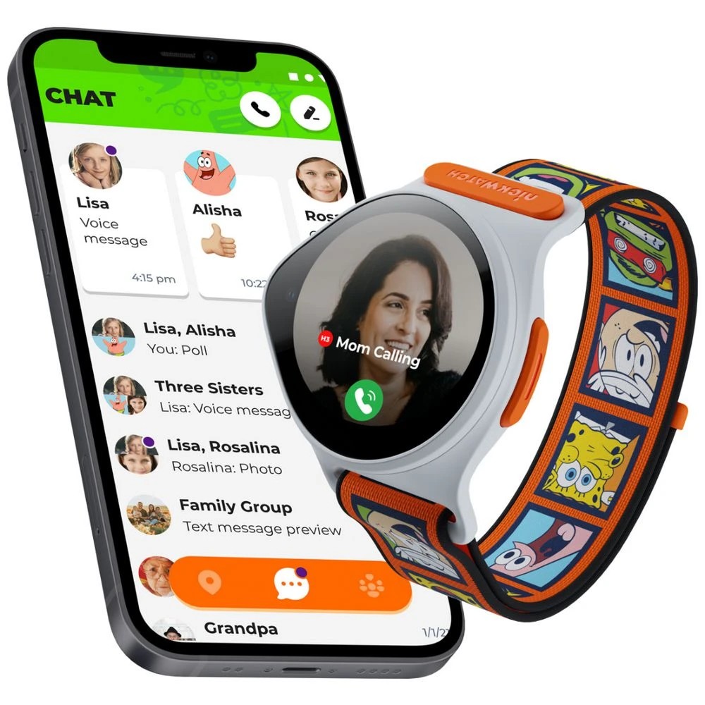 5 NickWatch 4G Smart Kids Watch White NICKW001-2, 5 of 6