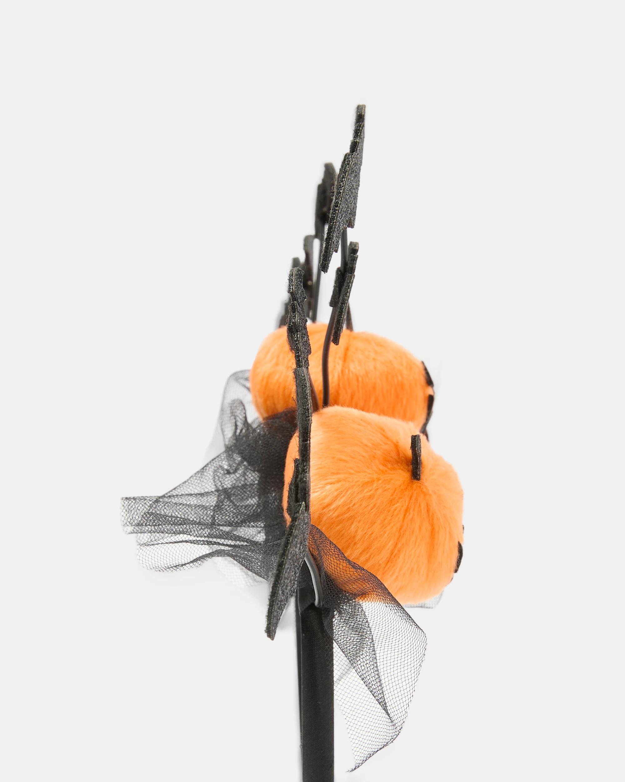 2 Halloween Bat Headband - Black and Orange BLACK, 2 of 4