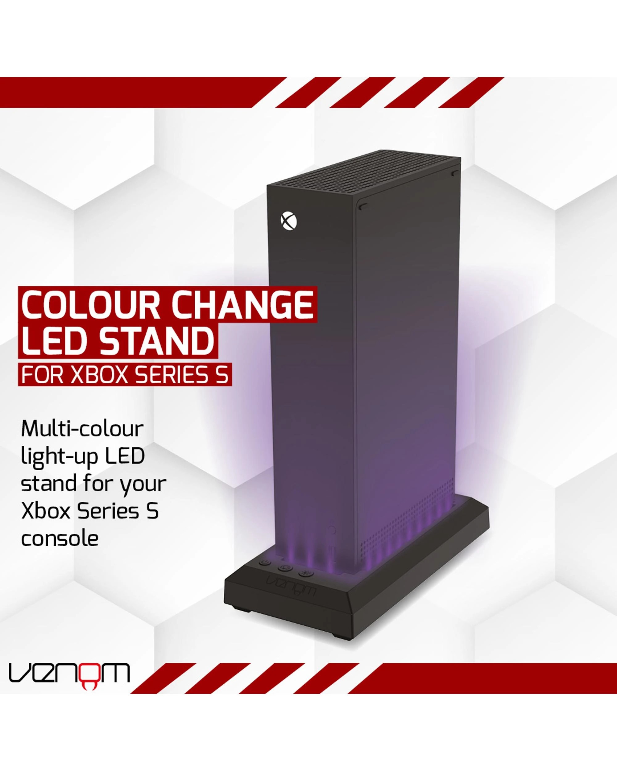4 Venom Gaming Colour Change LED Stand for Xbox Series S - Black, 4 of 7