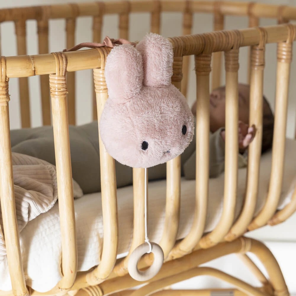 4 Miffy - Fluffy Pink Miffy Head, Baby Musical Soothing Toy, Pink, Ages 0+, 16cm Height - Pink, 4 of 5