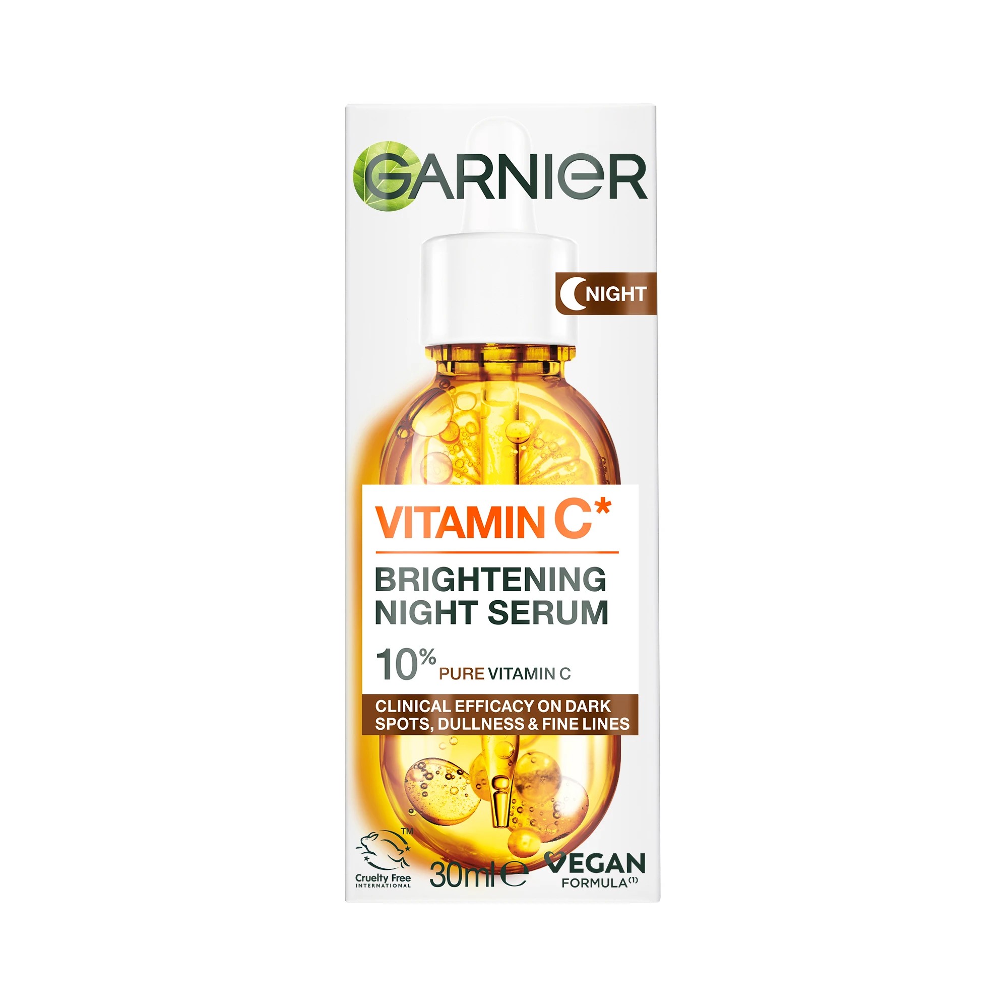 2 Garnier Brightening Night Serum - Vitamin C, 2 of 10